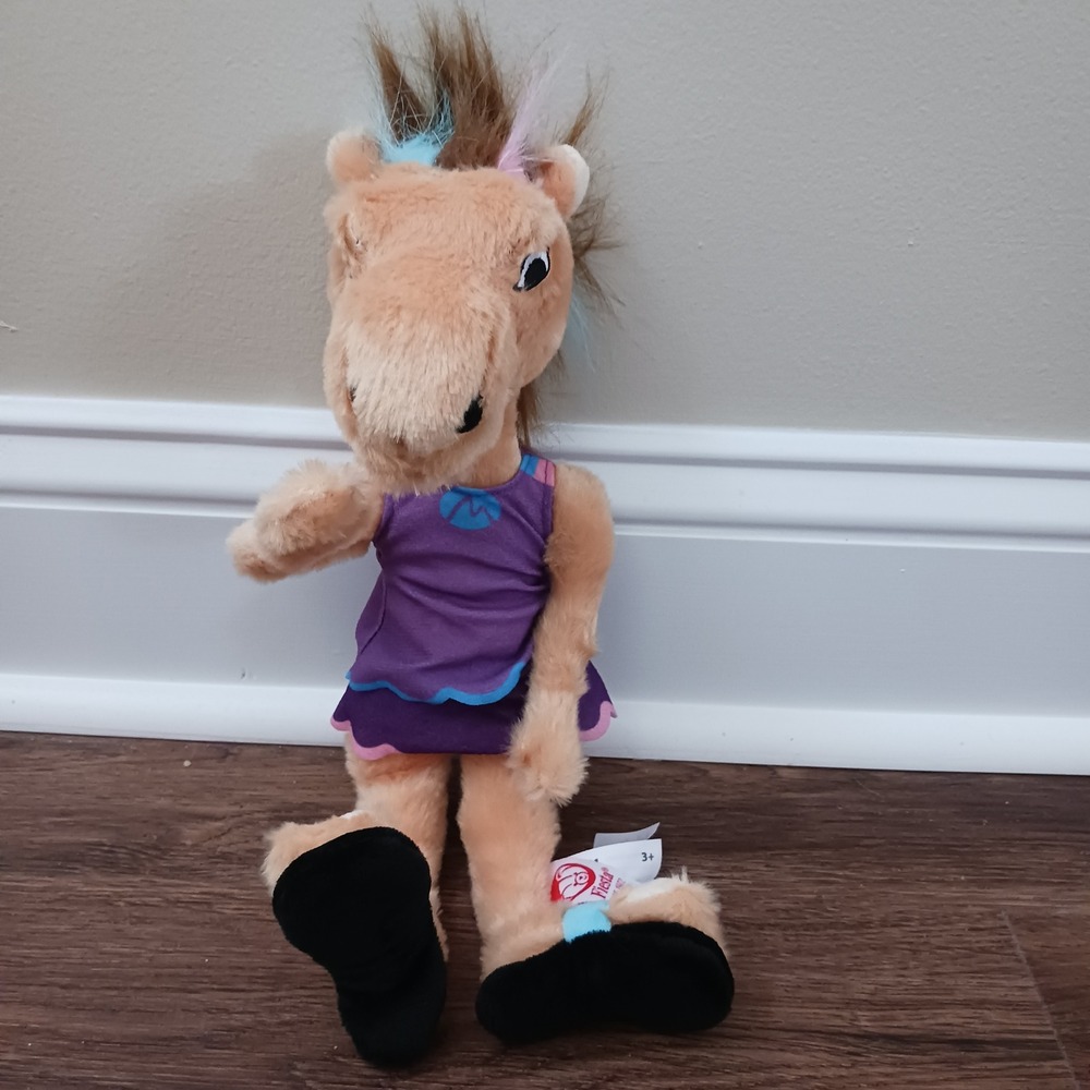 Fiesta Cami the Camel Camelback Plush 12' Stuffed Animal Tan Purple Dress L05374